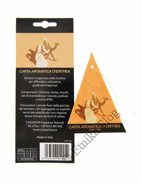 CARTA AROMATICA D'ERITREA PER PURIFICARE E PROFUMA