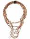 COLLANA IN 8 FILI DI&nbsp;PERLINE, CHIUSURA BOTTONE LEG