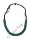 COLLANA IN FILI DI&nbsp;COTONE E DISCHETTI IN LEGNO COL