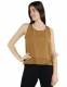 TOP MAGLIA IN COTONE&nbsp;ORGANICO CON STAMPA BLOCK PRI