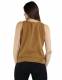 TOP MAGLIA IN COTONE&nbsp;ORGANICO CON STAMPA BLOCK PRI