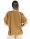 TOP MAGLIA IN COTONE&nbsp;ORGANICO CON STAMPA BLOCK PRI