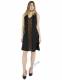 VESTITO CORTO&nbsp;IN COTONE&nbsp;ORGANICO GREZZO A RETE CON