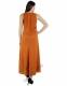 VESTITO&nbsp;LUNGO IN COTONE&nbsp;ORGANICO GREZZO CON STAMPA