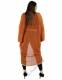 TOP GIACCA KIMONO&nbsp;LUNGO IN COTONE&nbsp;ORGANICO GREZZO