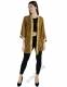 TOP GIACCA KIMONO&nbsp;LUNGO IN COTONE&nbsp;ORGANICO GREZZO