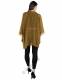 TOP GIACCA KIMONO&nbsp;LUNGO IN COTONE&nbsp;ORGANICO GREZZO