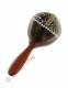MARACAS IN LEGNO DIPINTO A MANODIMENSIONE 23