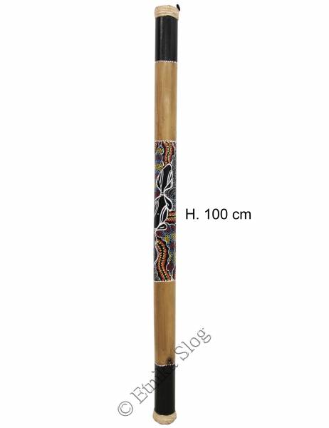 BASTONE DELLA PIOGGIA&nbsp; IN BAMBOO, DECORATO A MANO,