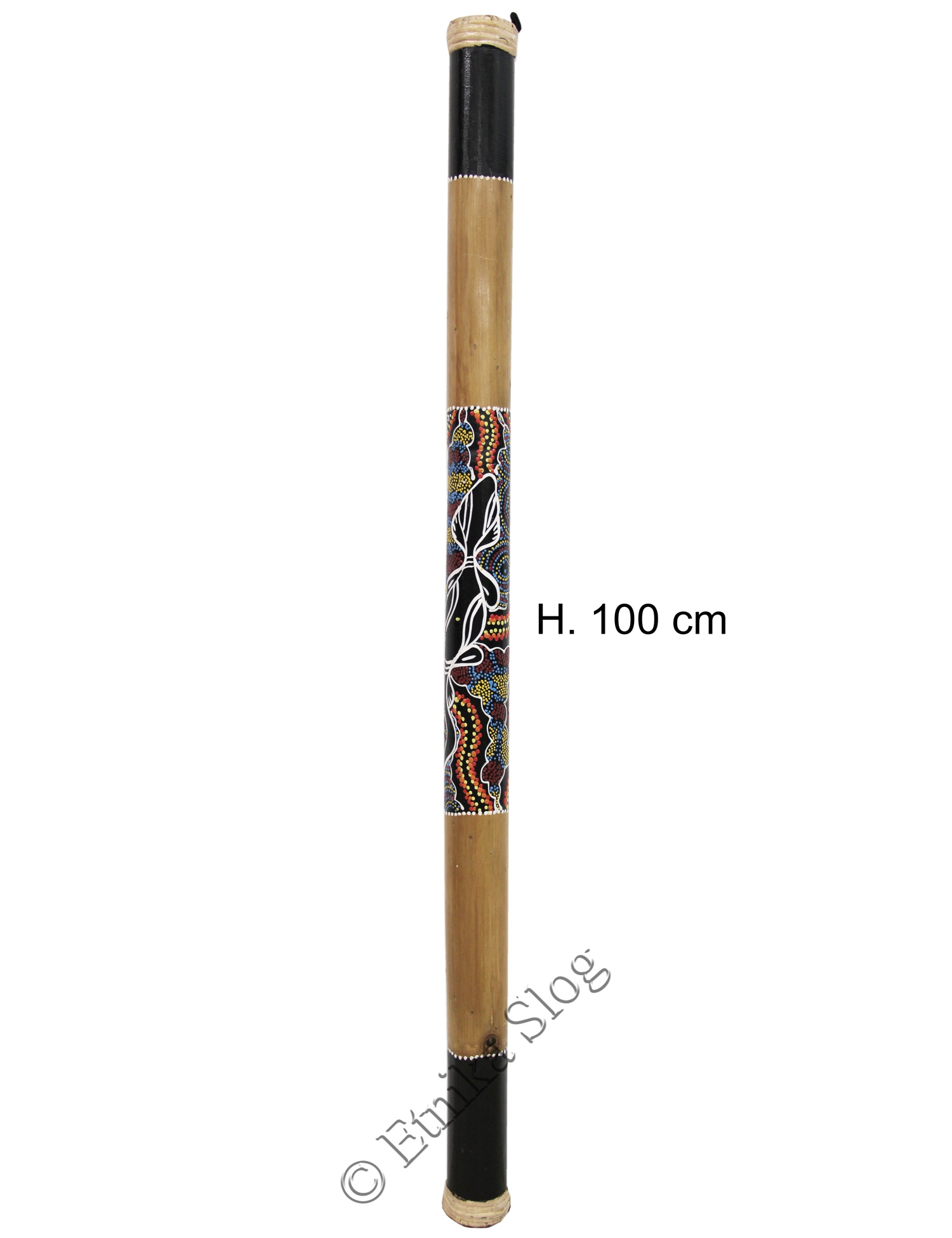 BASTONE DELLA PIOGGIA IN BAMBOO, DECORATO A MANO, BASTONE DELLA PIOGGIA IN BAMBOO, DECORATO A MANO,