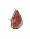 ANELLO IN ARGENTO LAVORATO&nbsp;CON PIETRA DURA RODOCRO