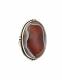 ANELLO IN ARGENTO LAVORATO&nbsp;CON PIETRA DURA&nbsp;AGATA B