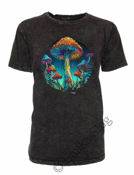T-SHIRT UOMO COTONE - STONEWASHED CON STAMPA T-SHIRT IN COTONE CON SCOLLO ROTONDOTINTA UN - com Etnika Slog d.o.o.