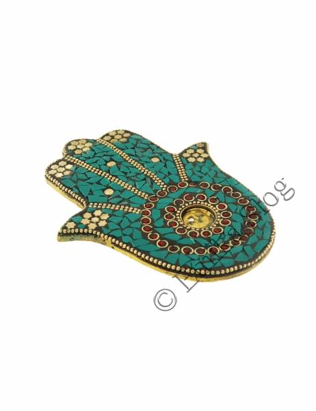 PORTAINCENSO PER CONI E BASTONCINI , PIATTO IN MET