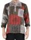 CAMICIA MANICA&nbsp;LUNGA IN COTONE&nbsp;STONE WASH CON STAM