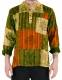 CAMICIA MANICA&nbsp;LUNGA IN COTONE&nbsp;STONE WASH CON STAM