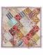 ARAZZO&nbsp;QUADRATO GRANDE COTONE PATCHWORK SARI PERLI