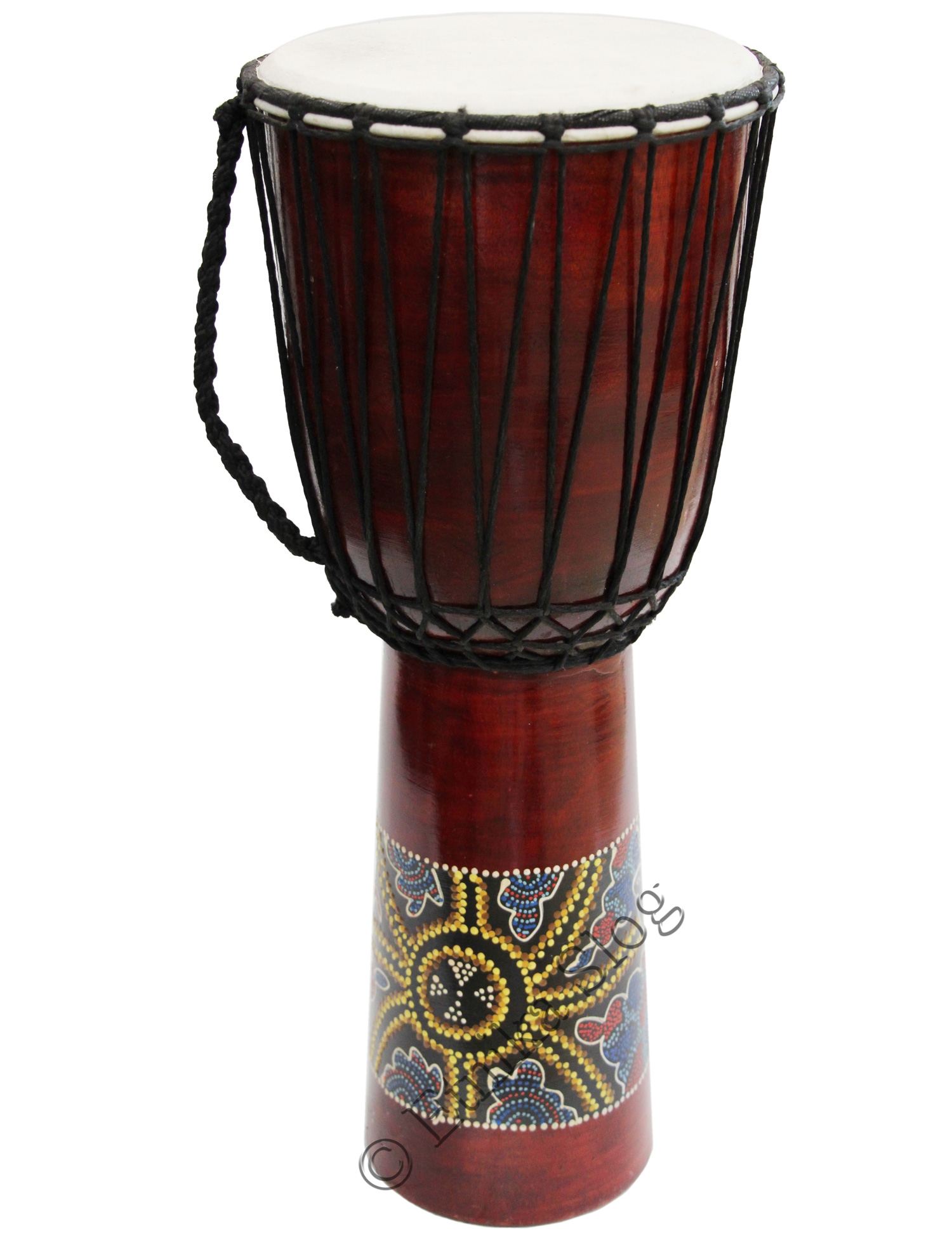 TAMBUTO DJEMBE BONGO ARTIGIANALE IN LEGNO CON DECO TAMBUTO DJEMBE BONGO ARTIGIANALE IN LEGNO CON DECO