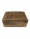 SCATOLA LEGNO INTAGLIATA RETTANGOLARE CM 15X10X6.5