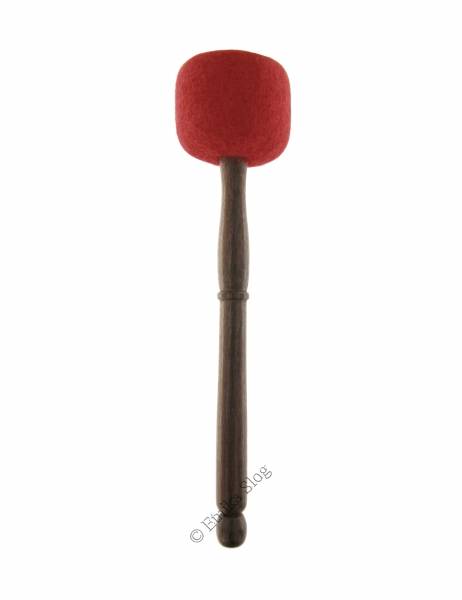 BATACCHIO PER GONG IN LEGNO TORNITO CON PALLA SCAM