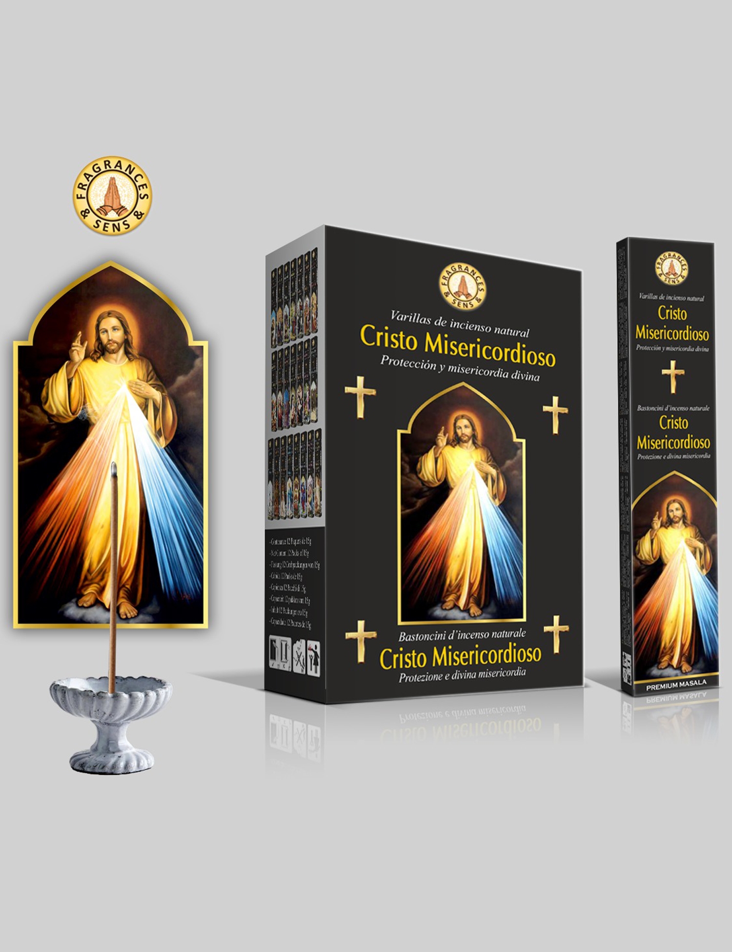 INCENSO FRAGRANCES SENS , FRAGRANZA CRIST INCENSO FRAGRANCES SENS , FRAGRANZA CRIST