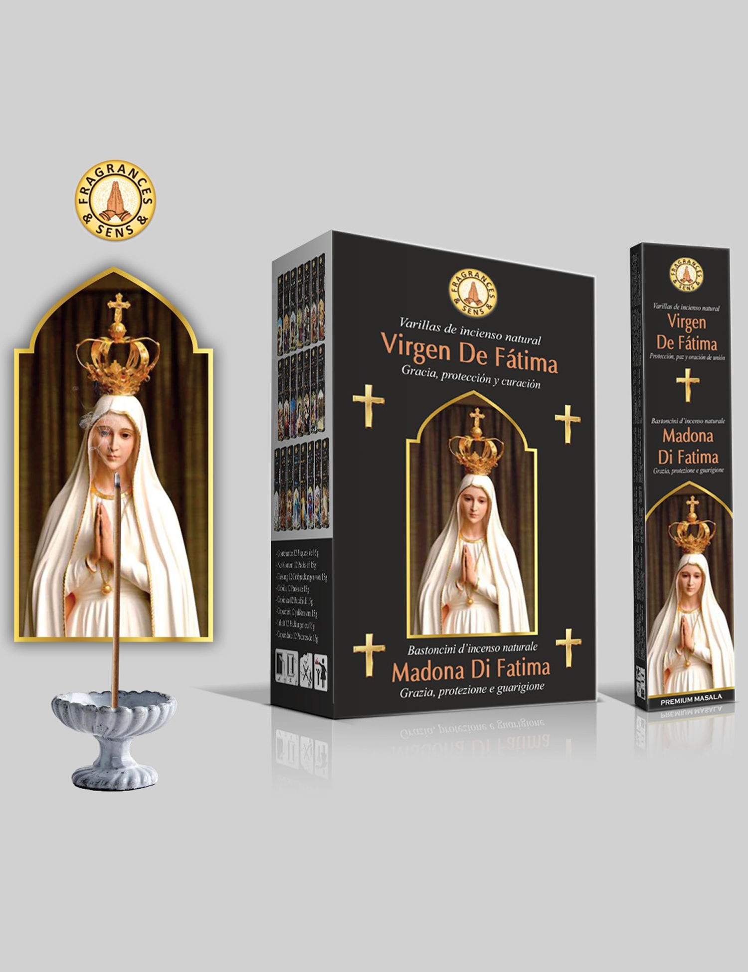 INCENSO FRAGRANCES SENS , FRAGRANZA MADON INCENSO FRAGRANCES SENS , FRAGRANZA MADON