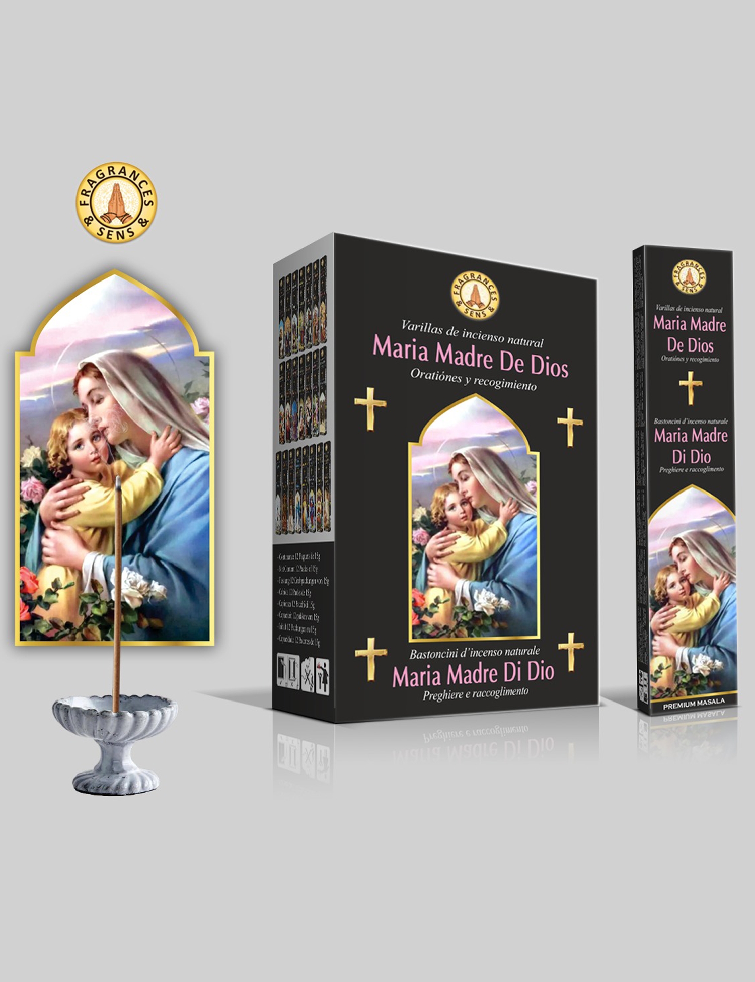 INCENSO FRAGRANCES SENS , MARIA MADRE DI INCENSO FRAGRANCES SENS , MARIA MADRE DI