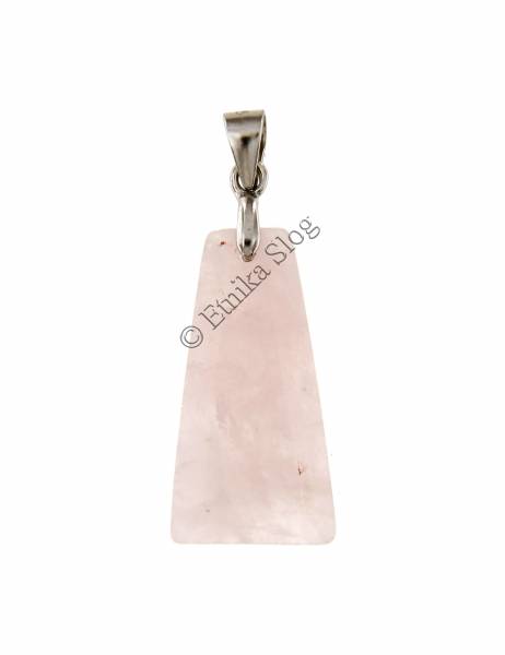 PENDENTE IN PIETRA DURA CON GANCETTO IN ARGENTO. F