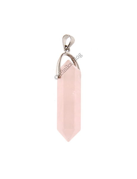 PENDENTE IN PIETRA DURA CON GANCETTO IN ARGENTO. F