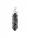 PENDENTE IN PIETRA DURA CON GANCETTO IN ARGENTO. F
