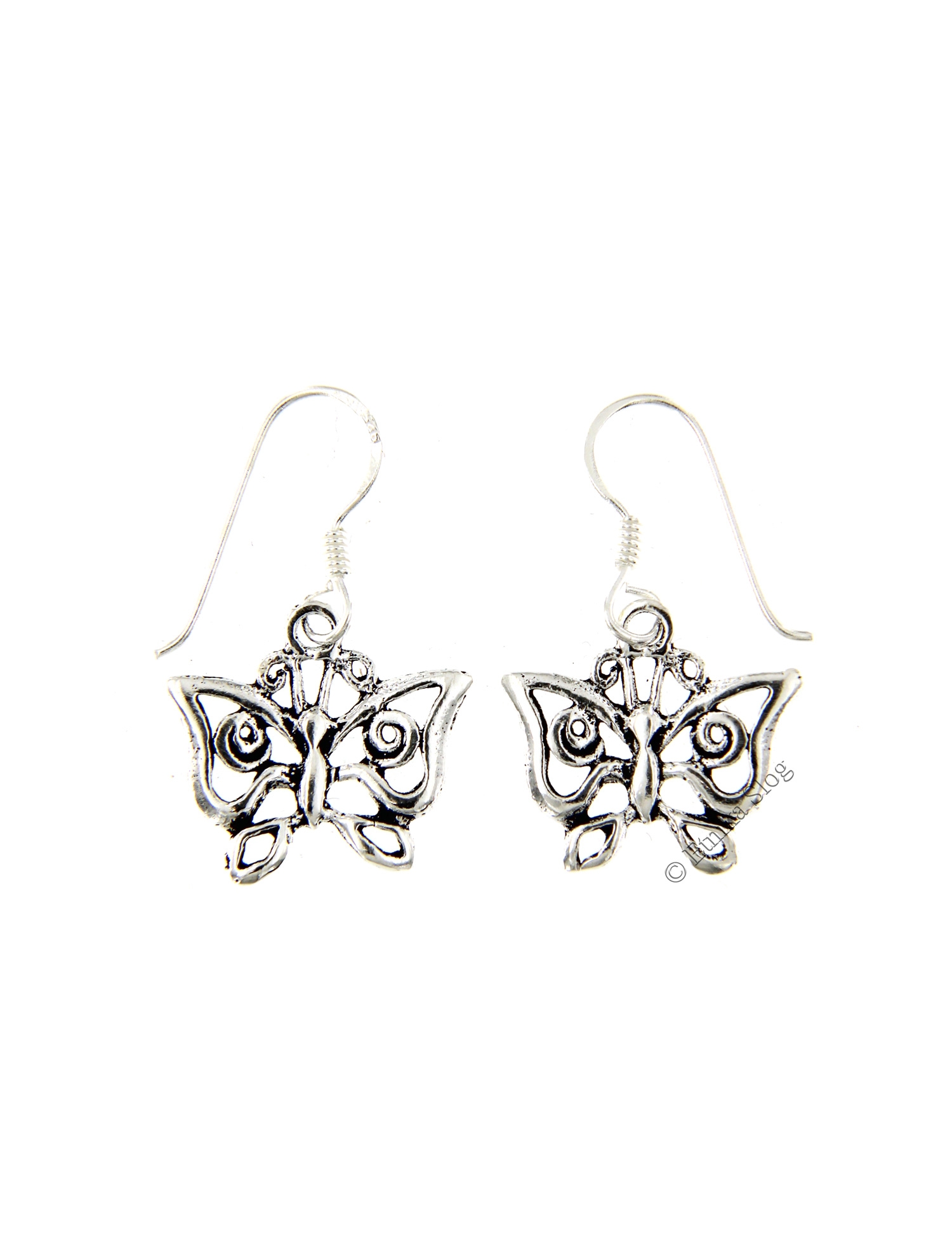 ORECCHINI ARGENTO - FARFALLAMISURE CIRCA MM ORECCHINI ARGENTO - FARFALLAMISURE CIRCA MM
