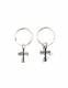 ORECCHINI ARGENTO LISCI&nbsp;CON PENDENTE .DIAMET