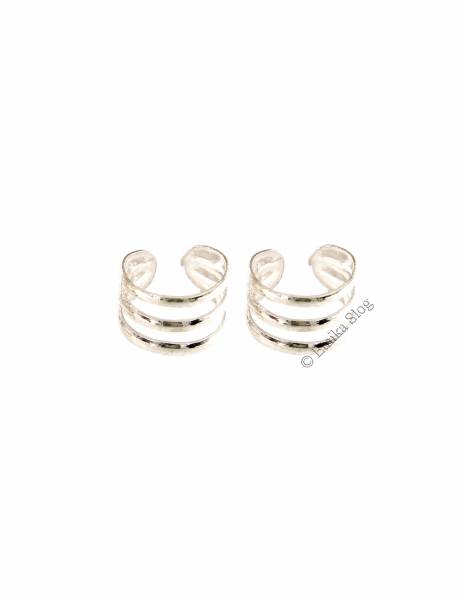 FINTI ORECCHINI ARGENTO CERCHIO DIAMETRO MM&nbsp;8 .br