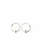 ORECCHINI ARGENTO CERCHIO LISCIO DIAMETRO 10MM CON