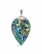 PENDENTE IN ARGENTO CON CONCHIGLIA DI ABALONE./