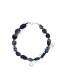 BRACCIALE&nbsp;IN ARGENTO&nbsp;E PIETRA DURA -LAPISLAZZULO-