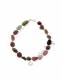 BRACCIALE&nbsp;IN ARGENTO&nbsp;E PIETRA DURA -TORMALINA MULT
