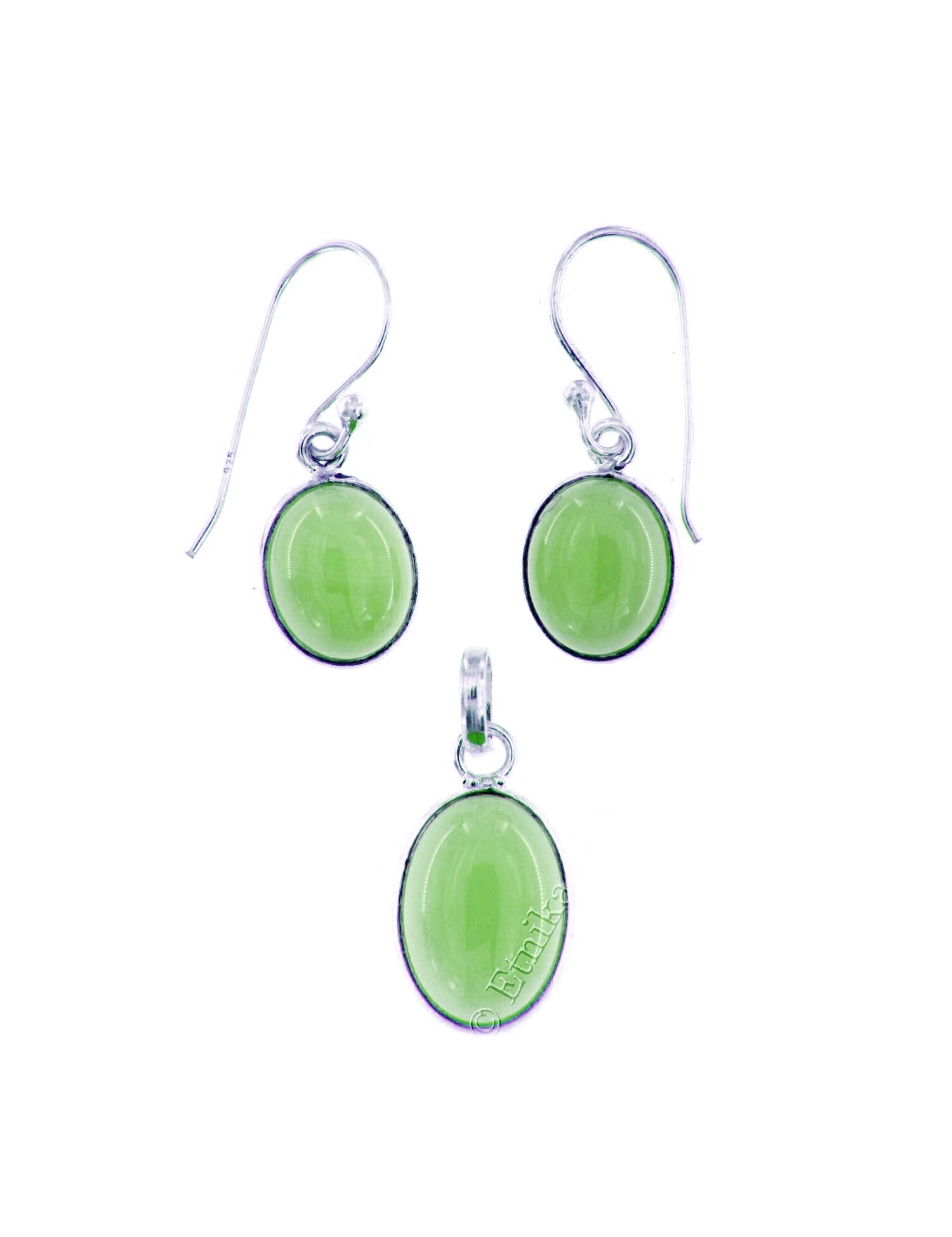 PAROURE ORECCHINI + PENDENTE IN ARGENTO CON PIETRA PAROURE ORECCHINI + PENDENTE IN ARGENTO CON PIETRA