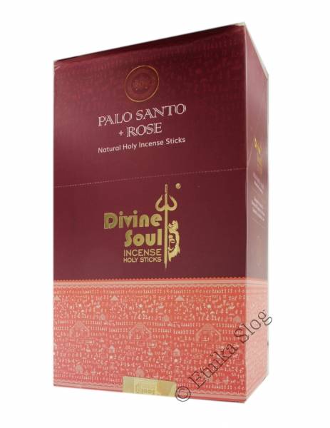 INCENSO DIVINE SOUL, FRAGRANZA PALO SANTO + ROSA