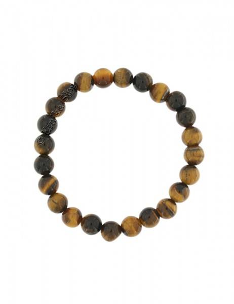 BRACCIALETTO IN PIETRA DURA ELASTICO MISURA POLSO