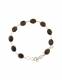BRACCIALE&nbsp;IN ARGENTO&nbsp;E PIETRA DURA -OCCHIO DI TIGR
