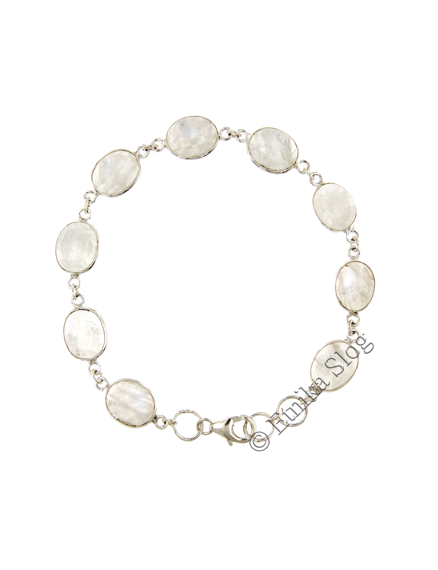 BRACCIALE IN ARGENTO E PIETRA DURA -PIETRA DI LUNA BRACCIALE IN ARGENTO E PIETRA DURA -PIETRA DI LUNA