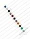 BRACCIALE&nbsp;IN ARGENTO&nbsp;E PIETRA DURA - PIETR