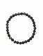 BRACCIALETTO IN PIETRA DURA -&nbsp;AGATA NERA - ELASTIC