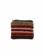PORTAMONETE IN COTONE A RIGHE , 1 CERNIERA , CM&nbsp;12