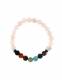 BRACCIALETTO 8MM IN PIETRA DURA -QUARZO ROSA- CON&nbsp;