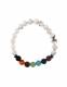 BRACCIALETTO 8MM IN PIETRA DURA -HOWLITE BIANCA- C