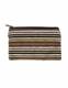 PORTAMONETE IN COTONE A RIGHE , 1 CERNIERA , CM&nbsp;18
