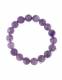 BRACCIALETTO ELASTICO&nbsp;AMETISTA LAVANDA , SFERE PIE