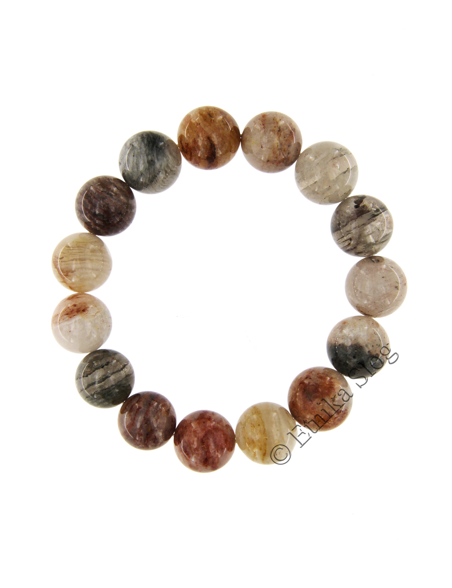 BRACCIALETTO ELASTICO LODOLITE , SFERE PIETRA DURA BRACCIALETTO ELASTICO LODOLITE , SFERE PIETRA DURA
